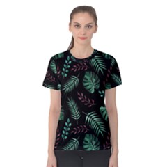 Mixed-background-patterns Women s Cotton T-shirt