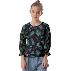 Animals Galaxy Space Kids  Cuff Sleeve Top