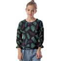 Animals Galaxy Space Kids  Cuff Sleeve Top View1