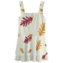 Leaves Autumn Fall Background Kids  Layered Skirt Swimsuit View1