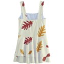 Leaves Autumn Fall Background Kids  Layered Skirt Swimsuit View2