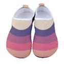 Circles Pattern Bullseye Cream Kids  Sock-Style Water Shoes View1