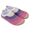 Circles Pattern Bullseye Cream Kids  Sock-Style Water Shoes View3