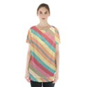 Pattern Design Abstract Pastels Skirt Hem Sports Top View1