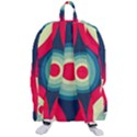 Circle Pattern Repeat Design Travelers  Backpack View3