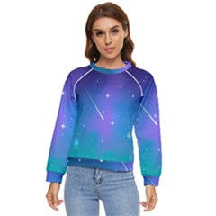Stars Sky Cosmos Galaxy Women s Long Sleeve Raglan T-shirt