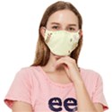 Autumn Border Frame Background Fitted Cloth Face Mask (Adult) View1