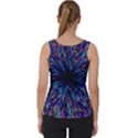Abstract Beam Blast Velvet Tank Top View2