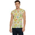 Nature Doodle Art Trees Birds Owl Children Pattern Multi Colored Men s Raglan Cap Sleeve T-Shirt View1