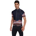 Retro Vintage Space Galaxy Men s Short Sleeve Cycling Jersey View2