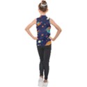 Space Galaxy Planet Universe Stars Night Fantasy Kids  Sleeveless Polo T-Shirt View2