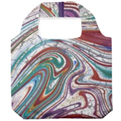 Abstract Background Ornamental Foldable Grocery Recycle Bag
