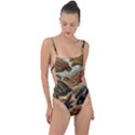 Turtles Leatherback Sea Turtle Tie Strap One Piece Swimsuit View1