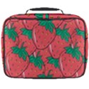 Texture Sweet Strawberry Dessert Food Summer Pattern Full Print Lunch Bag View2
