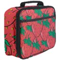 Texture Sweet Strawberry Dessert Food Summer Pattern Full Print Lunch Bag View3