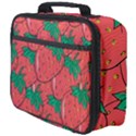 Texture Sweet Strawberry Dessert Food Summer Pattern Full Print Lunch Bag View4