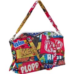 Pop Art Food Cute Patterns Canvas Crossbody Bag