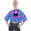 Bubble Octopus Copy Mock Neck T-Shirt View1