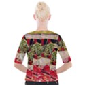 Collage Cropped Button Cardigan View2