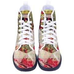 Collage Women s High-top Canvas Sneakers