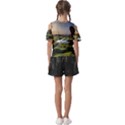Coast Algae Sea Beach Shore Kids  Butterfly Cutout T-Shirt View2