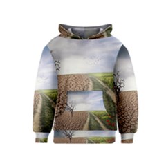 Climate Landscape Kids  Pullover Hoodie by Sarkoni
