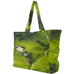 Apartment Curve Path Step Simple Shoulder Bag