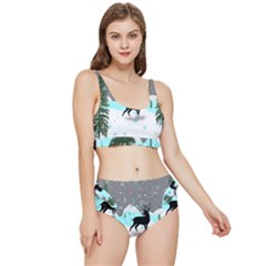 Rocky Mountain High Colorado Frilly Bikini Set