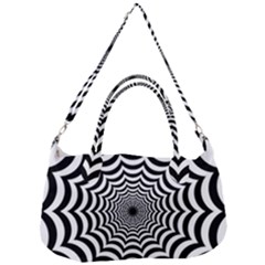 Spider Web Hypnotic Removable Strap Handbag