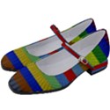 Pattern Background Women s Mary Jane Shoes View2