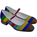 Pattern Background Women s Mary Jane Shoes View3