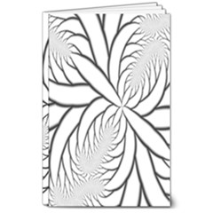 Fractal Symmetry Pattern Network 8  X 10  Softcover Notebook