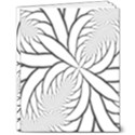 Fractal Symmetry Pattern Network 8  x 10  Softcover Notebook View1