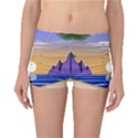 Vector Graphic Clipart Mountains Reversible Boyleg Bikini Bottoms View1