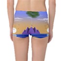Vector Graphic Clipart Mountains Reversible Boyleg Bikini Bottoms View2