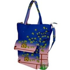 Vector Graphic Illustration Wallpaper Shoulder Tote Bag