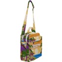 Vector Graphic Clipart Beach House Crossbody Day Bag View2