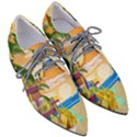 Vector Graphic Clipart Beach House Pointed Oxford Shoes View3