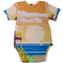 Vector Graphic Clipart Beach House Baby Short Sleeve Bodysuit View2