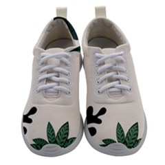 Leaves Plants Foliage Border Women Athletic Shoes