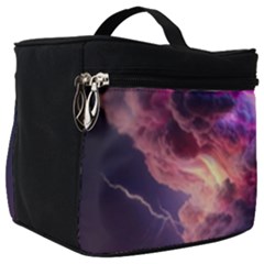 Cloud Heaven Storm Chaos Purple Make Up Travel Bag (big)