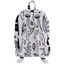 Leaves Plants Doodle Drawing Travelers  Backpack View3