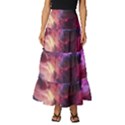 Cloud Heaven Storm Chaos Purple Tiered Ruffle Maxi Skirt View1