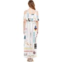 Illustrations Startup Business Organization Draped Sleeveless Chiffon Jumpsuit View2