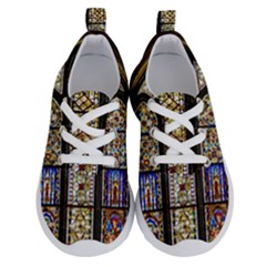 Stained Glass Window Old Antique Running Shoes