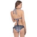 Mature Black Auto Altreifen Rubber Pattern Texture Car Tie It Up Bikini Set View2