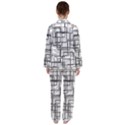Structure Pattern Network Women s Long Sleeve Satin Pajamas Set	 View2