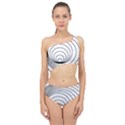 Spiral Eddy Route Symbol Bent Spliced Up Two Piece Swimsuit View1