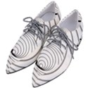 Spiral Eddy Route Symbol Bent Pointed Oxford Shoes View2
