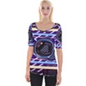 Abstract Sphere Room 3d Design Wide Neckline T-Shirt View1